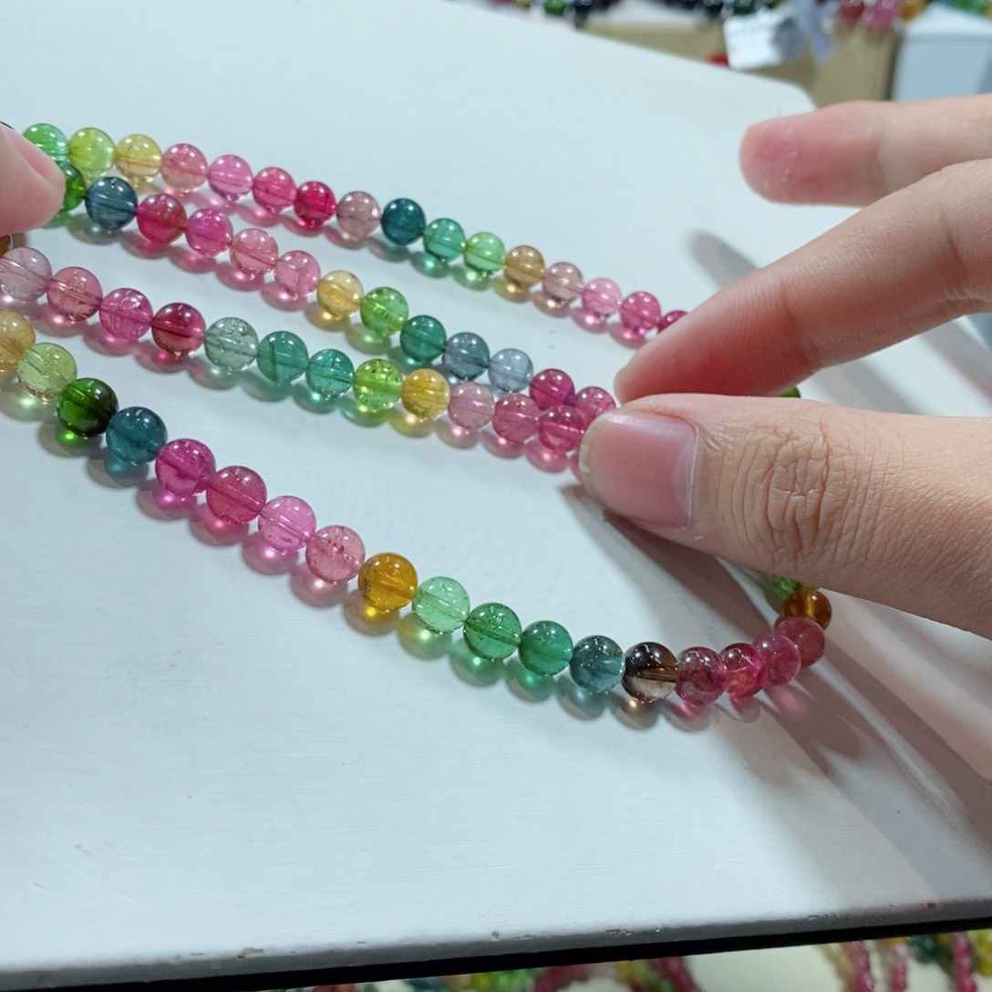 碧玺手链未镶嵌轶碧玺