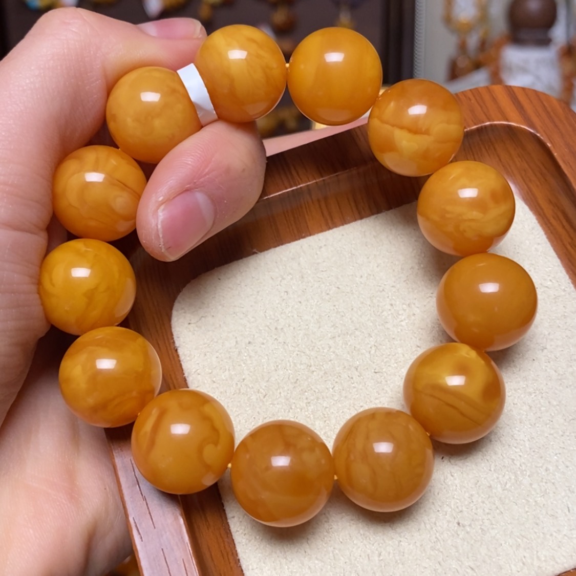 【闪购商品】手链蜜蜡未镶嵌手串