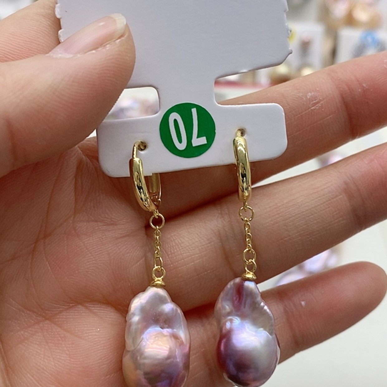 【闪购商品】淡水珍珠耳饰银S925镶嵌