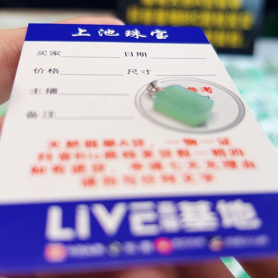 翡翠项链18K金镶嵌翡翠