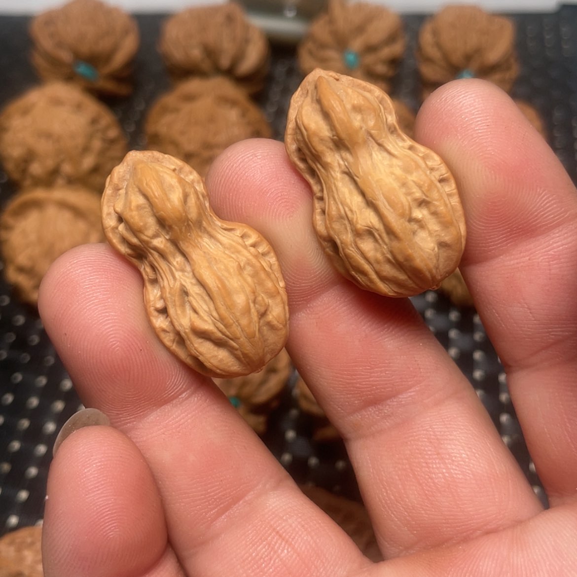 【闪购商品】文玩核桃把件20花生手捻