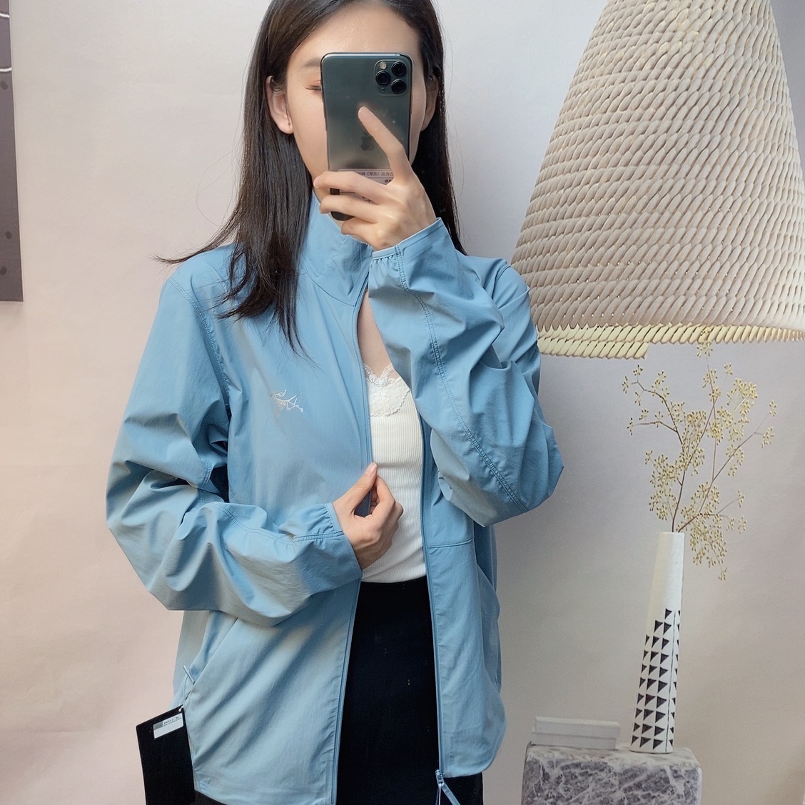 95新 ARC'TERYX/始祖鸟 麦殿/风壳外套170(96A)(S)/250322LJYPH01