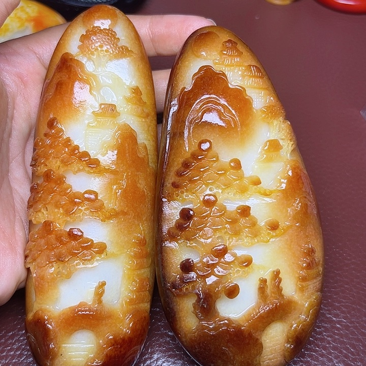 蚂***哥和田玉未镶嵌颈饰