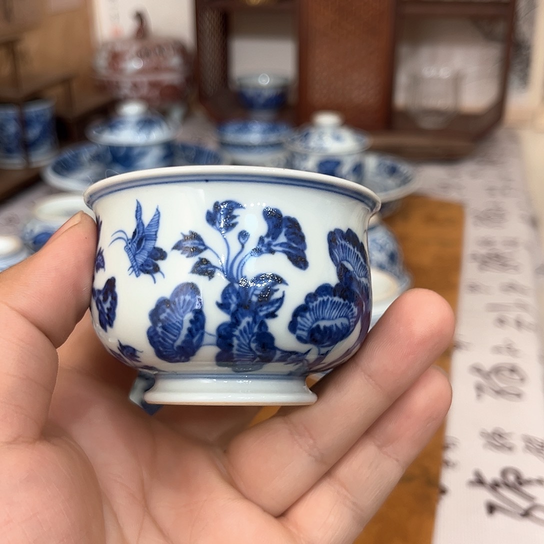 （闪购链接）慕明柴窑花卉炉士杯