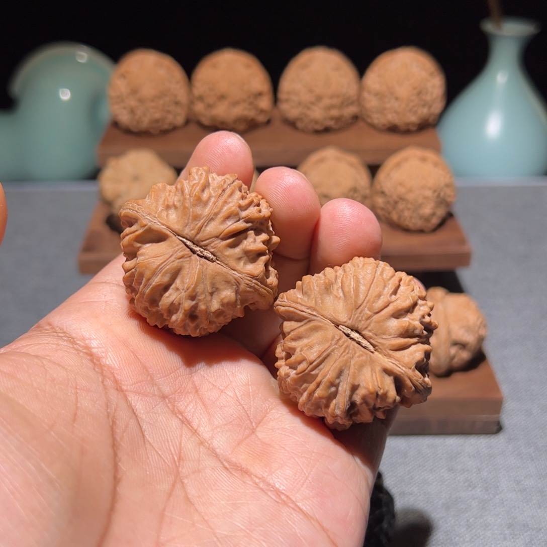 文玩核桃把件40小众狮子头