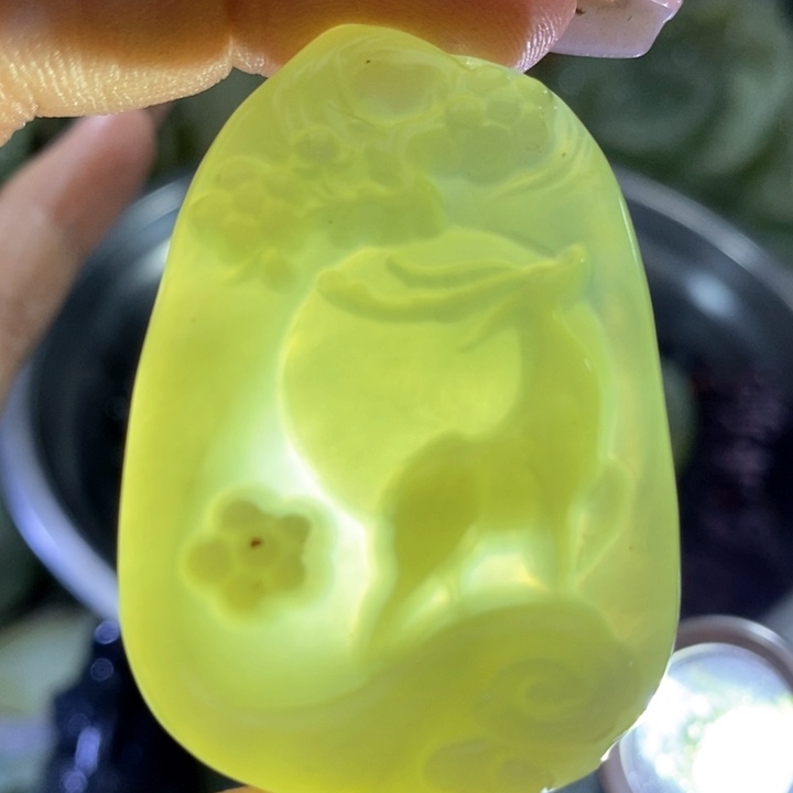 岫玉岫玉吊坠未镶嵌