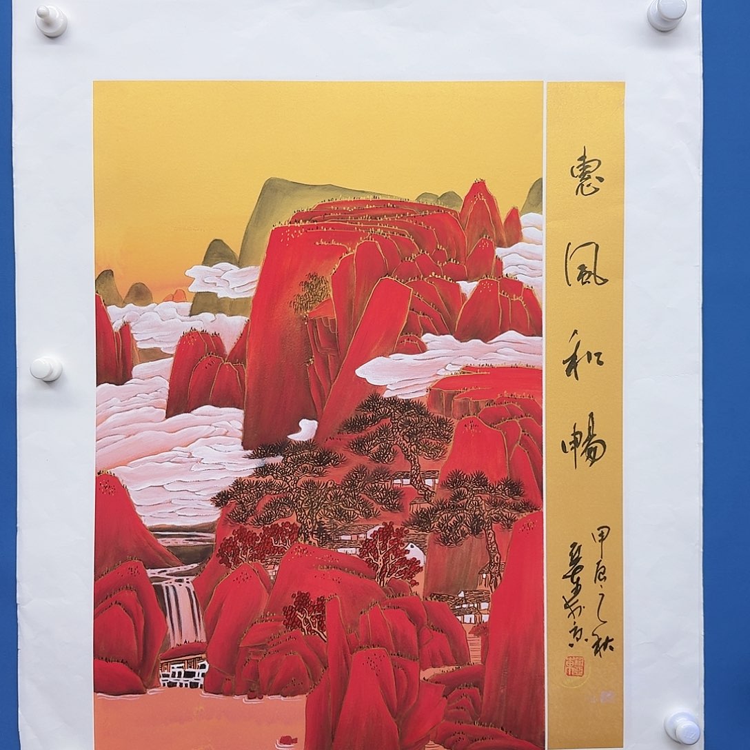 国画多次参加国内外大型