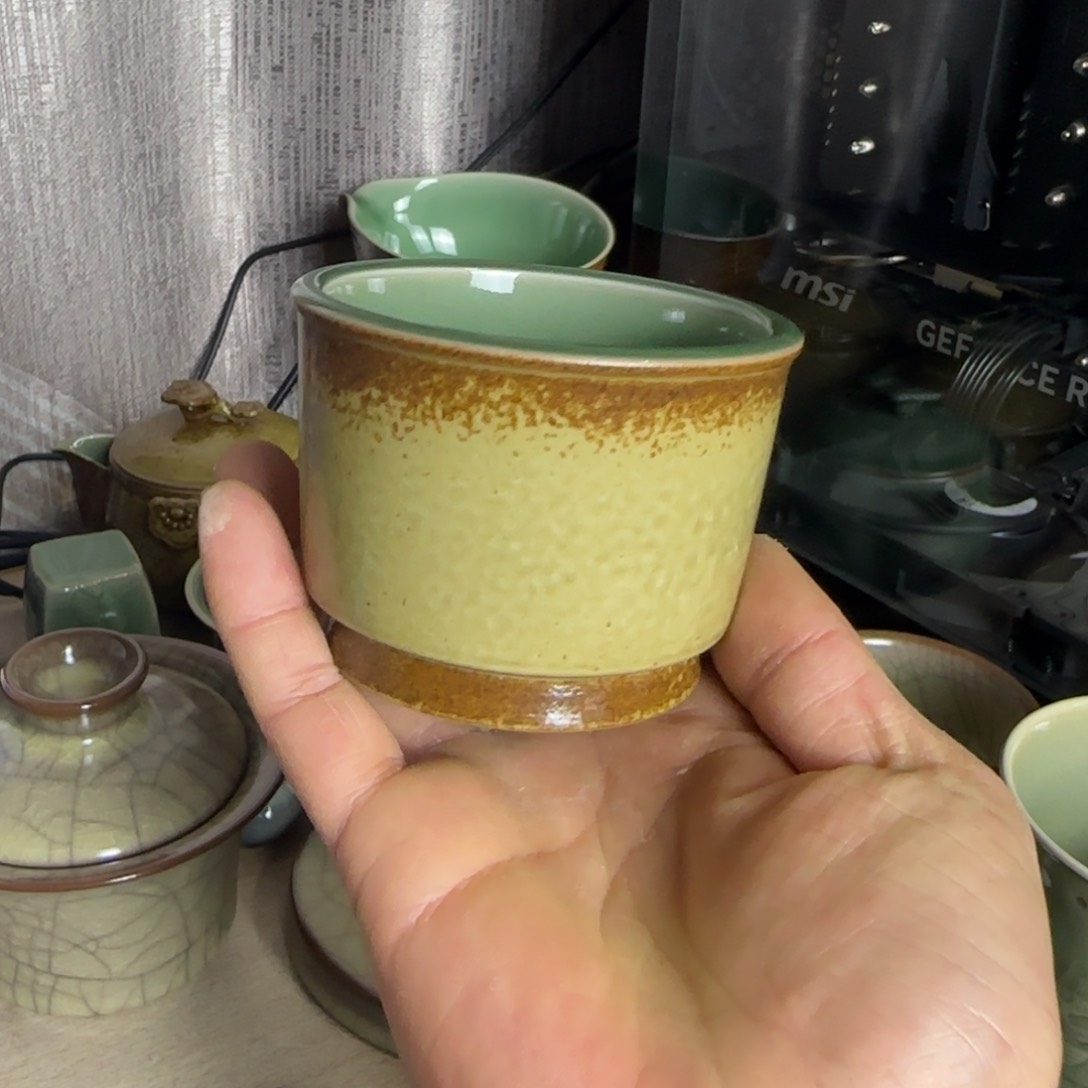 小金茶器青瓷茶具