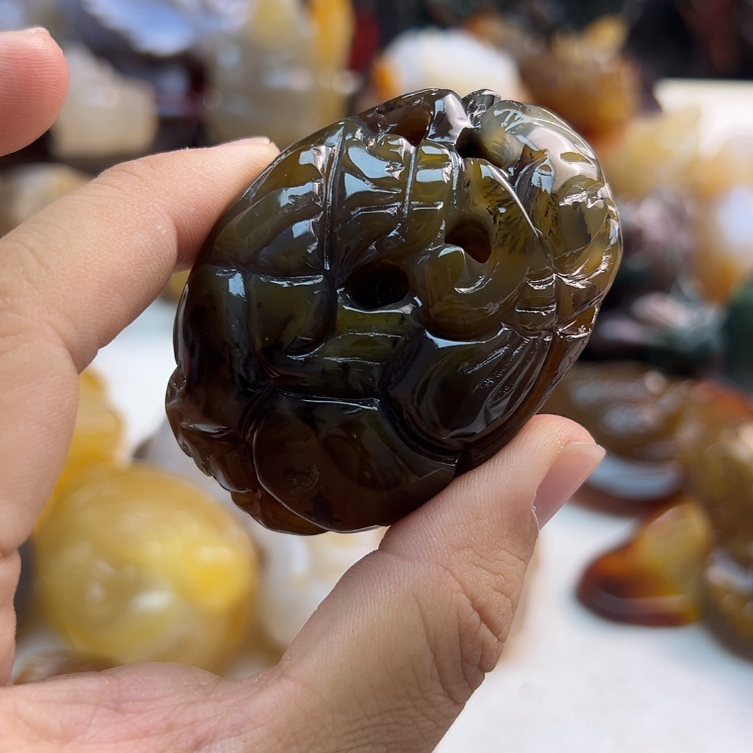 玛瑙/玉髓未镶嵌颈饰