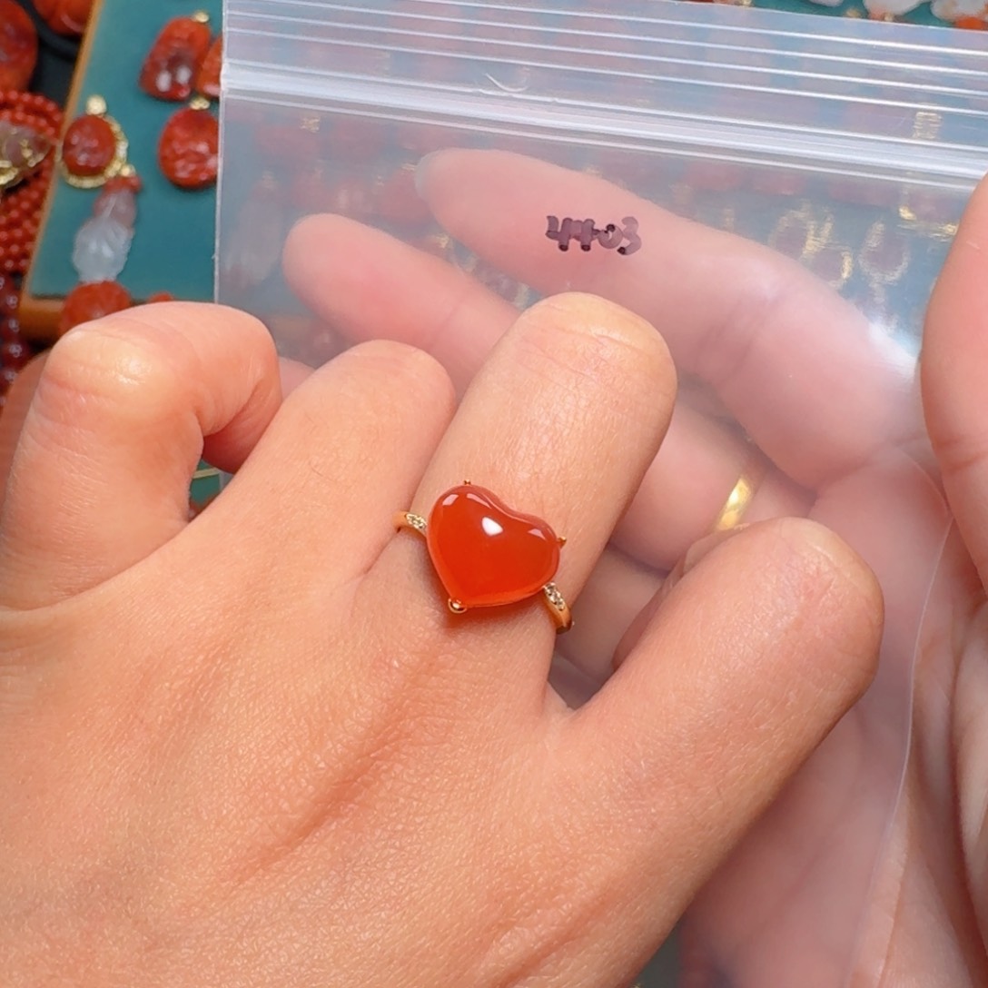 南红玛瑙南红银S925镶嵌