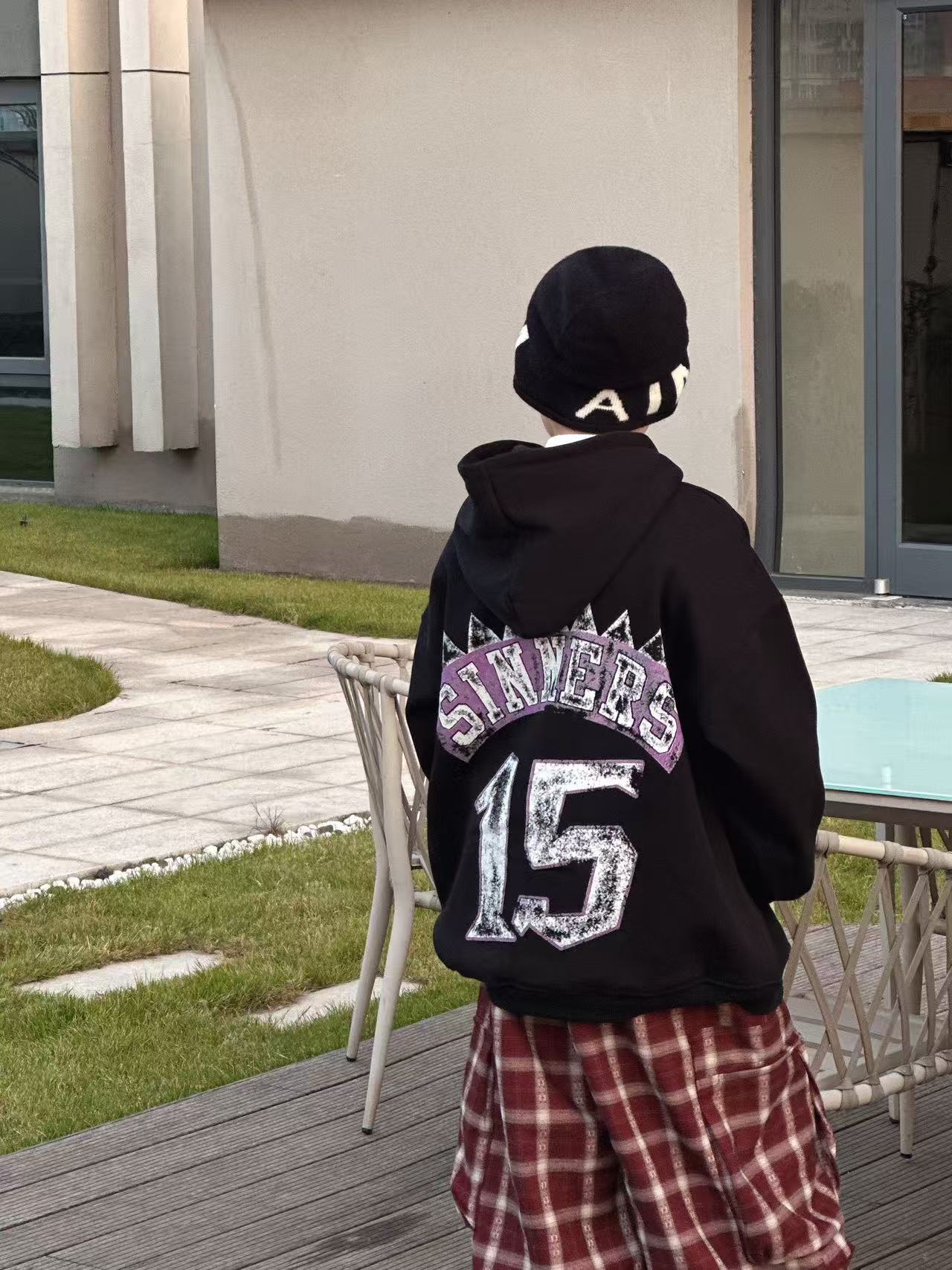 【年货恐龙】儿童中大童高街潮版加绒卫衣，模特穿150