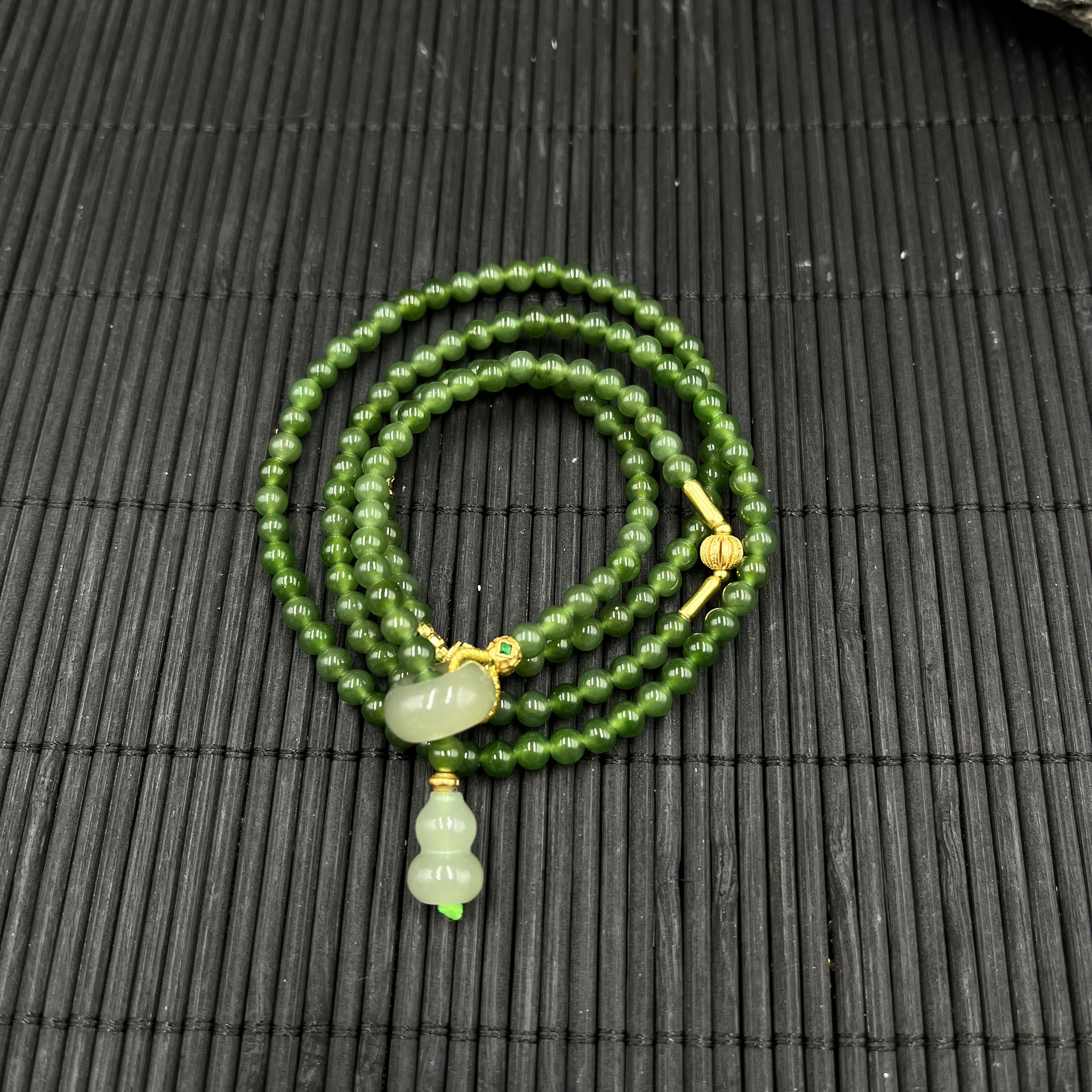 BY1219FLSF标064 北玉精选 和田玉项链 多样性发货