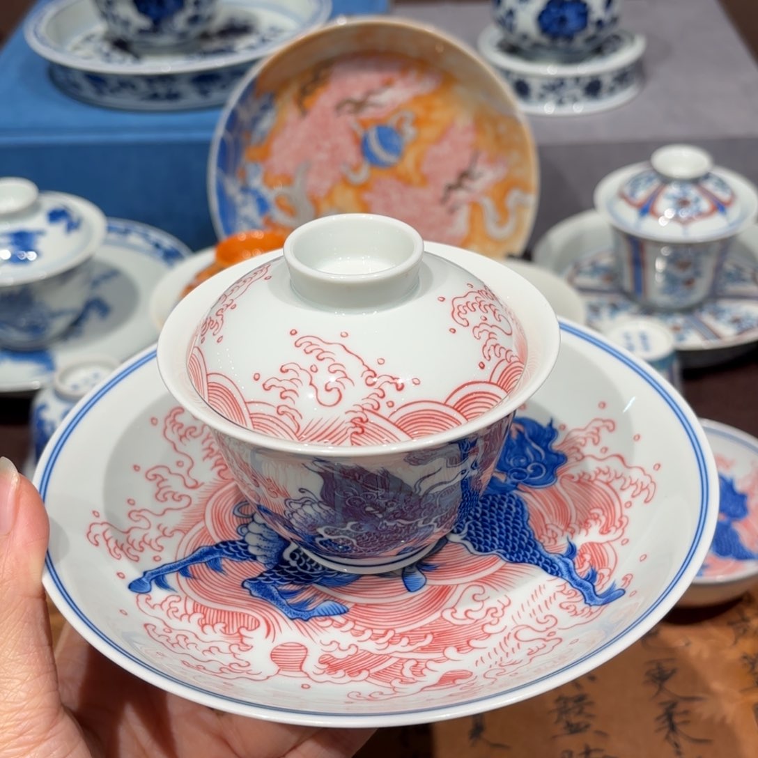 瓷片景德镇纯手工手绘