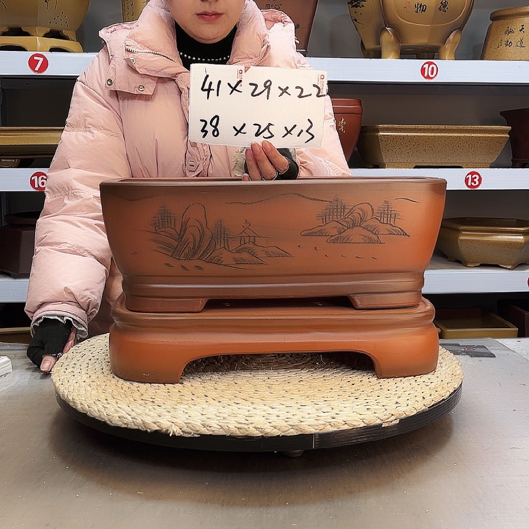 紫砂花盆紫砂花盆