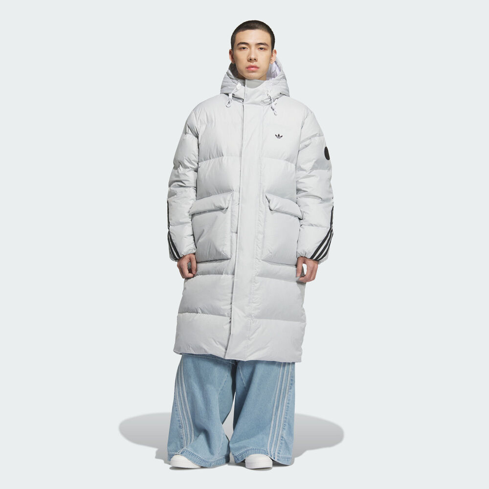 Adidas阿迪达斯【双旦礼】男子3S LONG DOWN U休闲羽绒服 KC2566