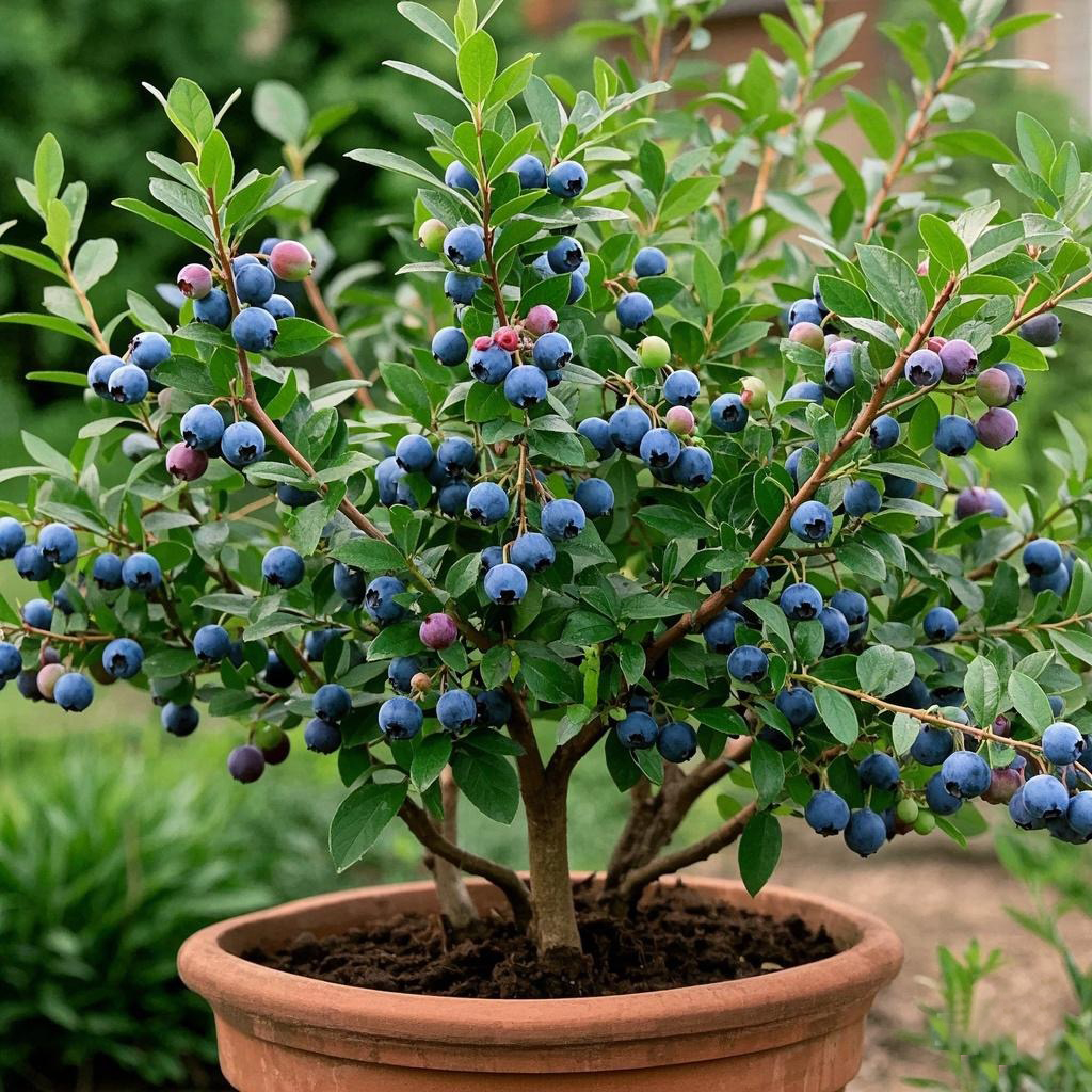 蓝莓盆栽阳台庭院南北方种植特大阳台耐寒特大号果苗树苗当年结果