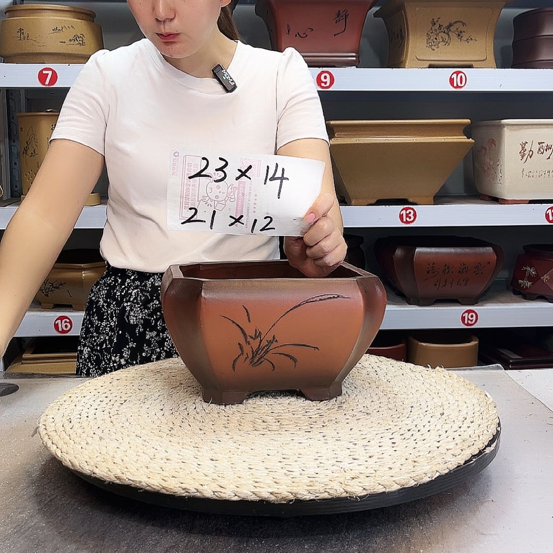 紫砂花盆紫砂花盆