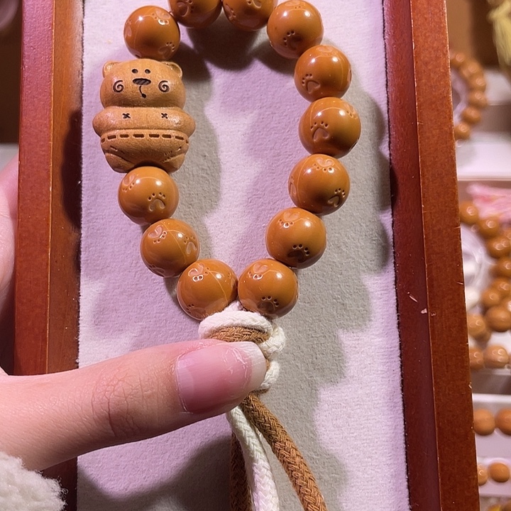 猴头核桃吊坠猴头猫爪手持设计款