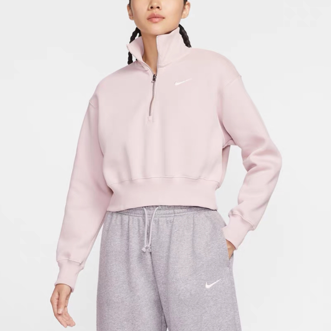 【HN怀化万达NK】NIKE 女子运动休闲半拉链套头衫卫衣 DQ5768667