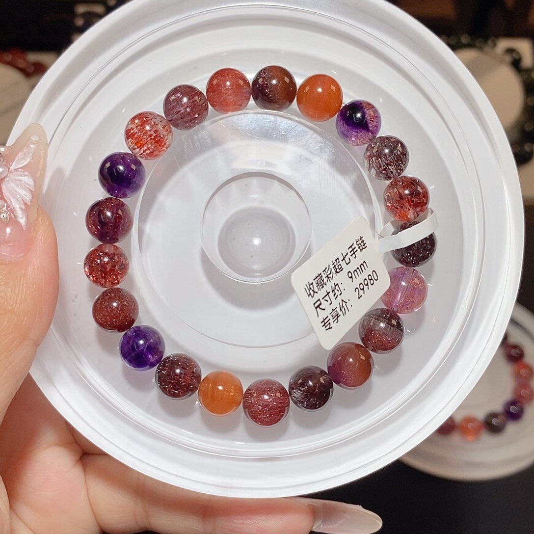 水晶手链未镶嵌糖果超七