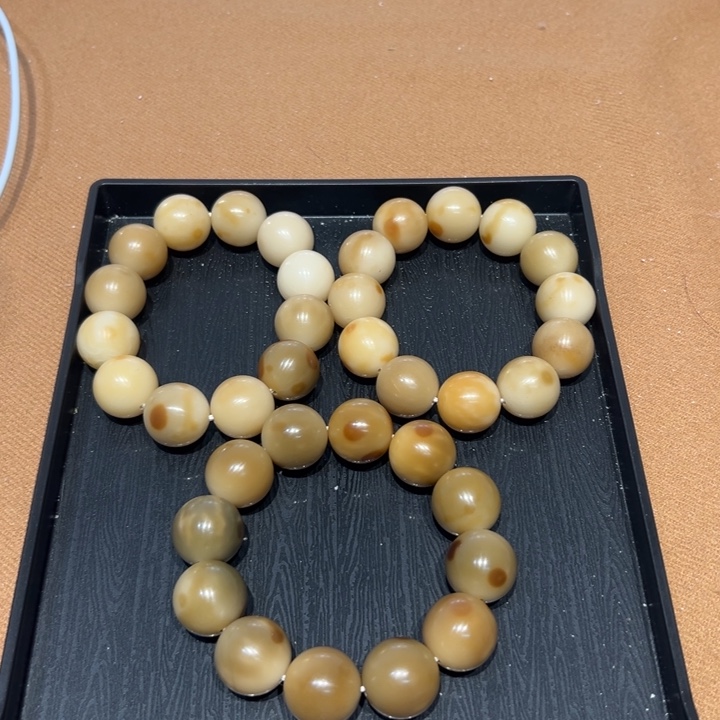 菩提根/象牙果吊坠大瑕圆珠20