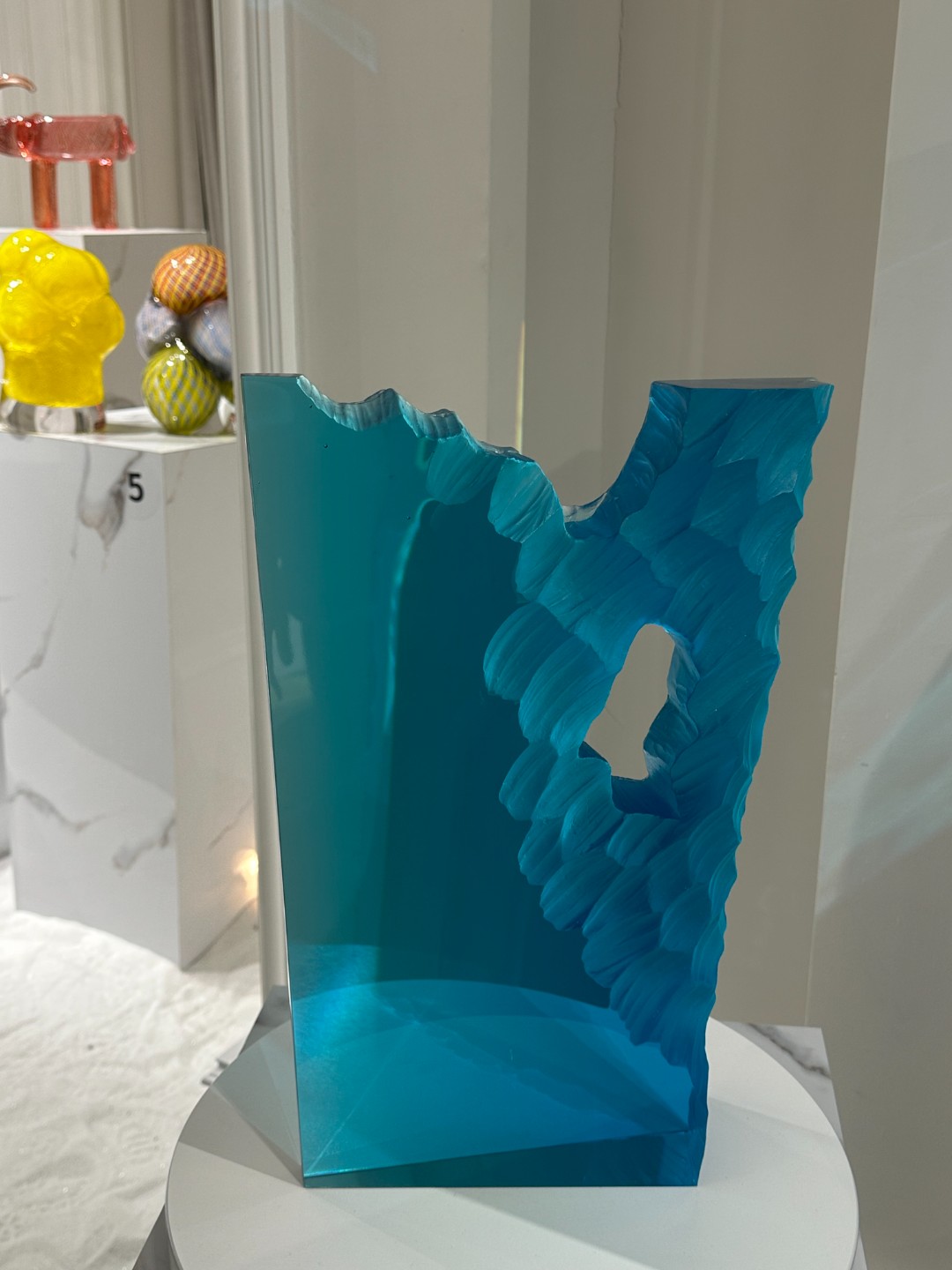 安桔东方美学【冰】新中式茶具纯手工极简送礼水晶琉璃摆件