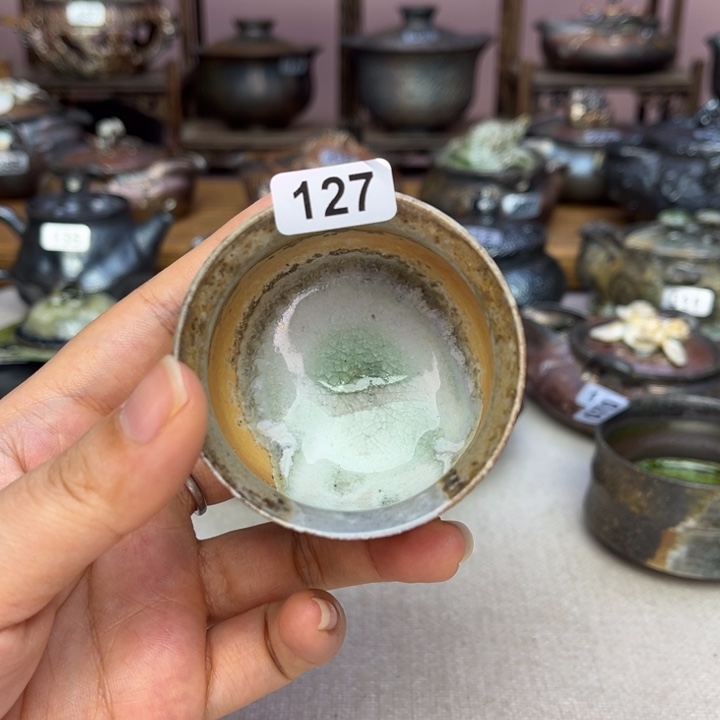 壶裸柴烧陶瓷茶具