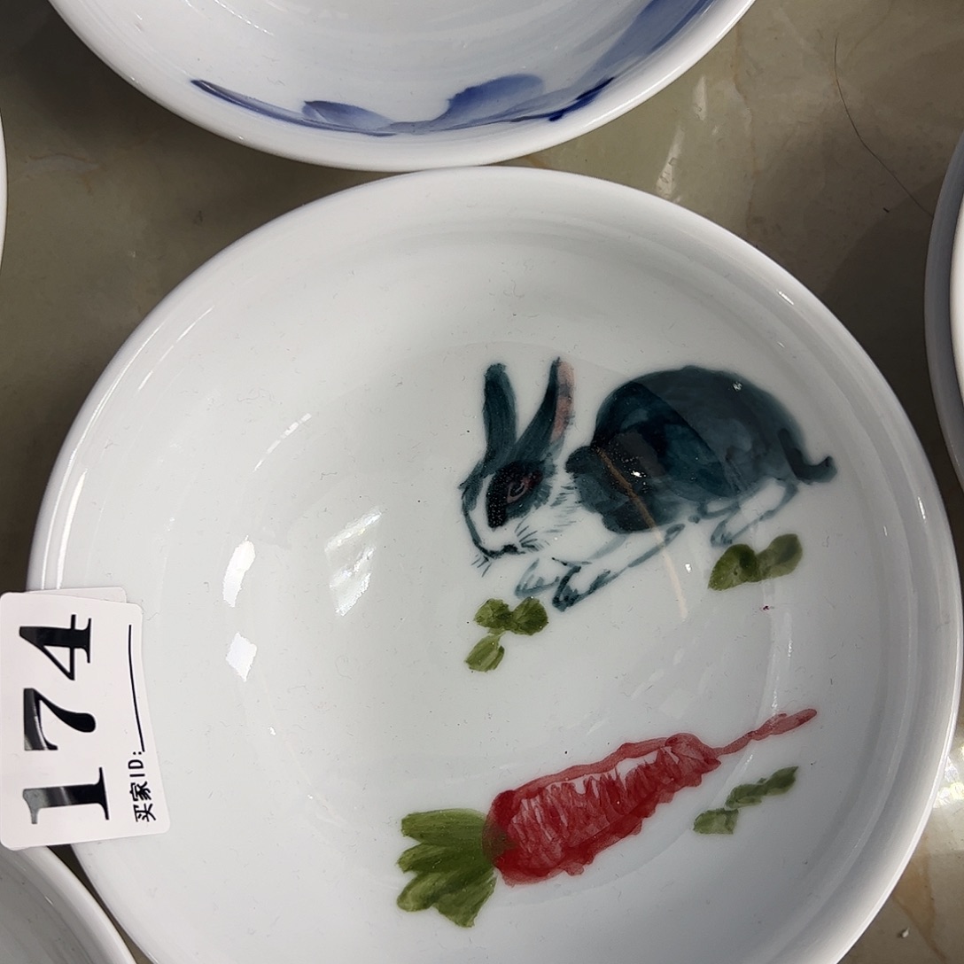 瓷片景德镇陶瓷手工手绘制作