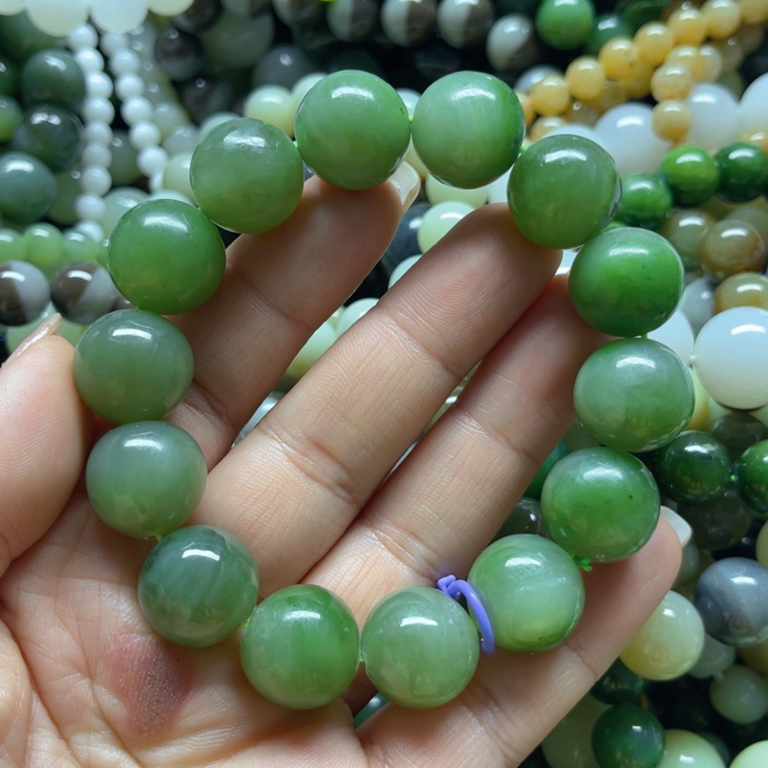 和田玉手链未镶嵌