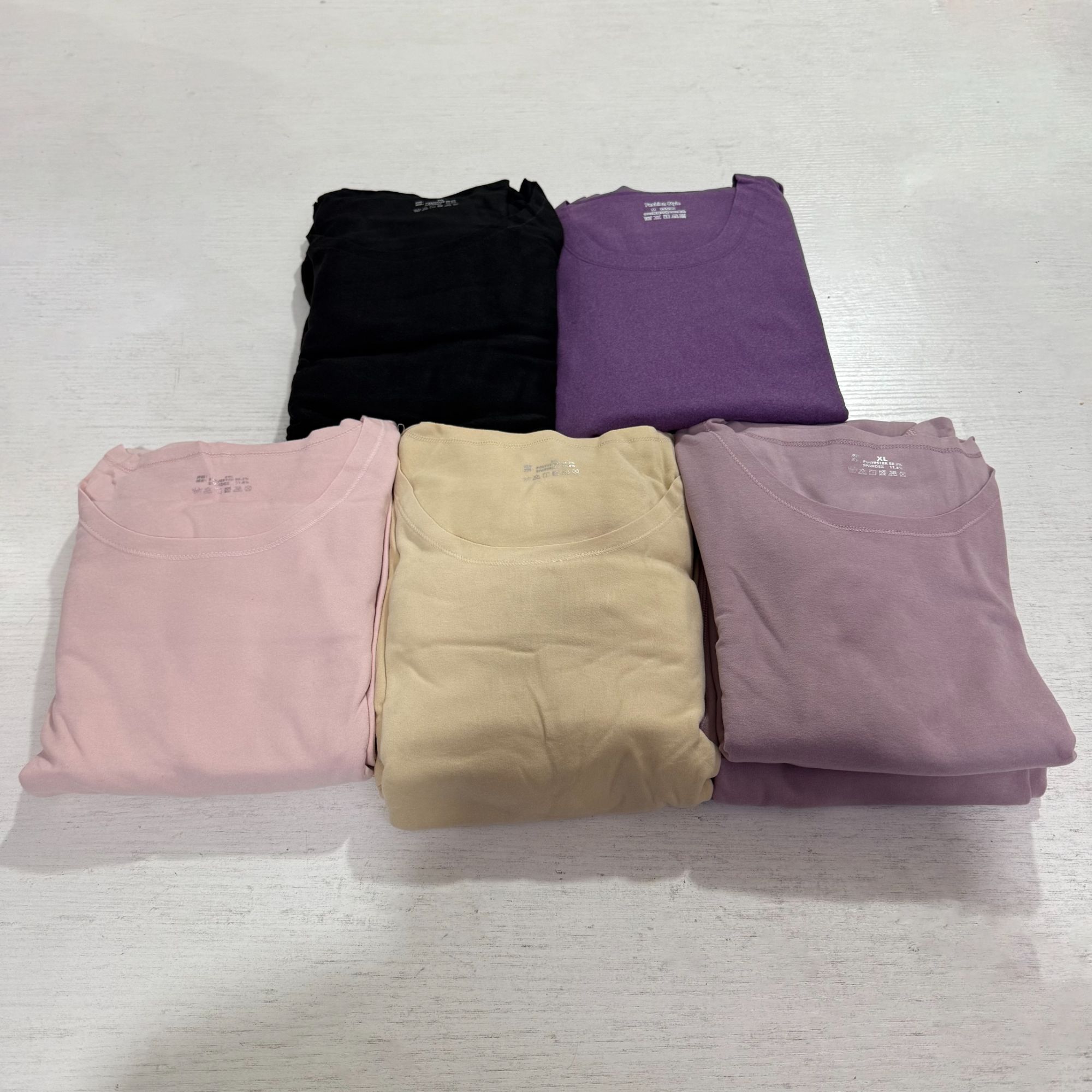 保暖套装秋冬季纯色圆领百搭保暖内衣女秋衣秋裤