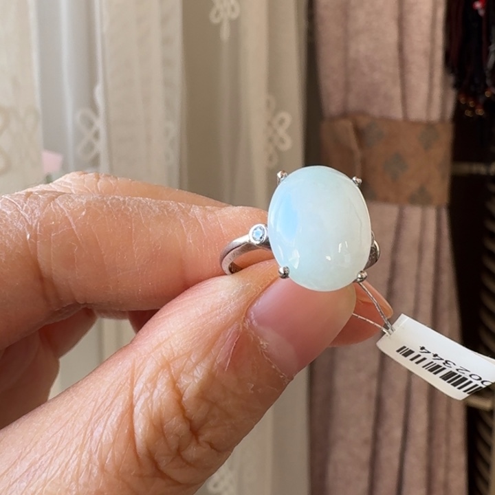 翡翠银S925镀金镶嵌颈饰戒指福利2