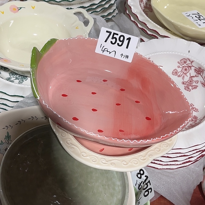 瓷微瑕外贸餐具7591 