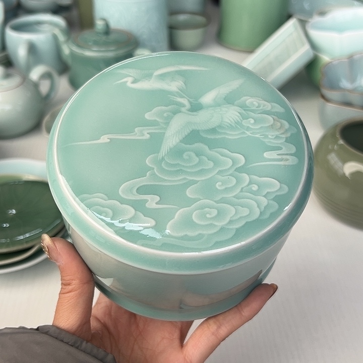 小米茶器龙泉青瓷