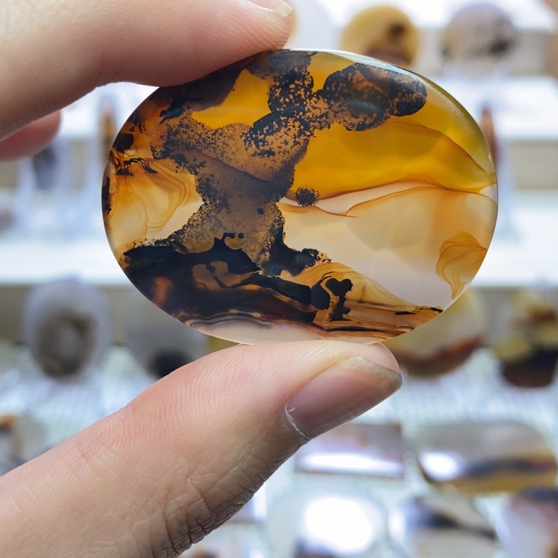 玛瑙/玉髓未镶嵌吊坠(不含链)