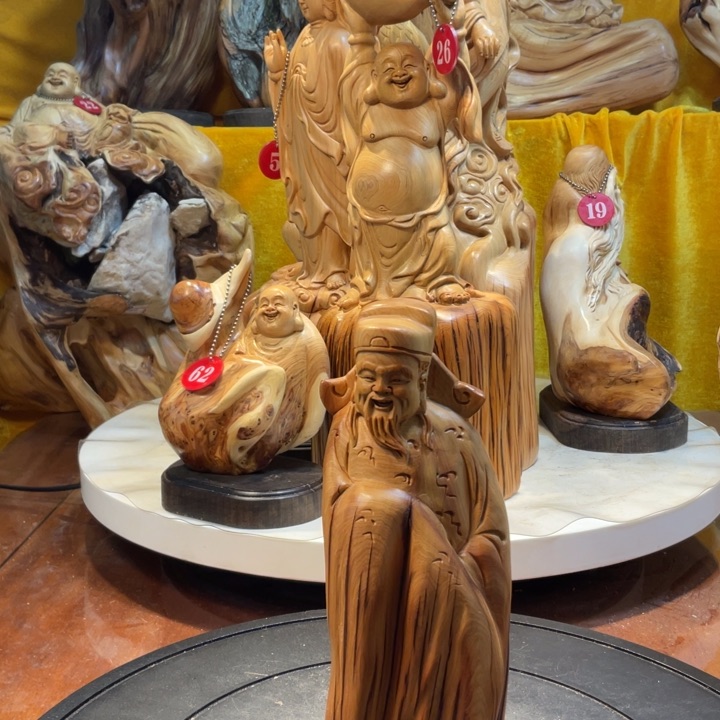 柏木（崖柏）  财神 