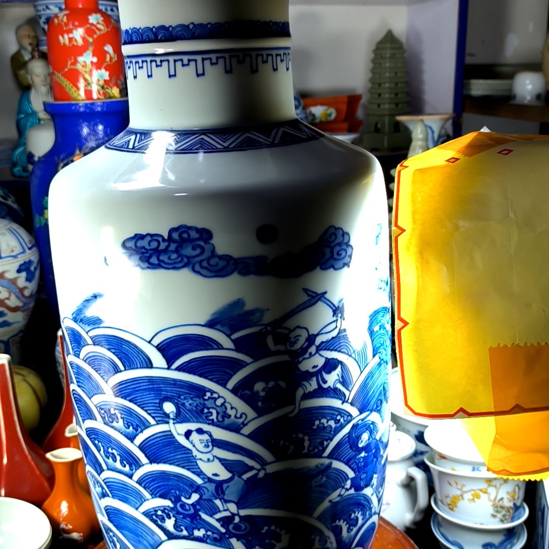 摆件竜*全手工制作的瓷器