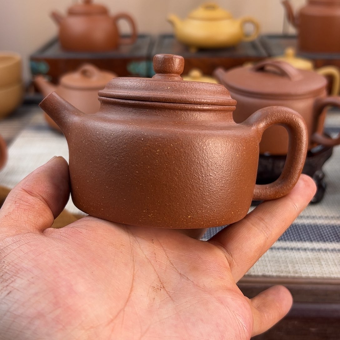 茶壶紫砂95精挑纯红德中