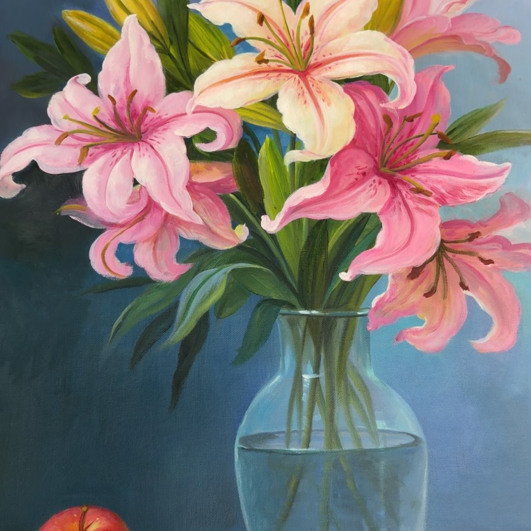 油画我在你心里就是一坨