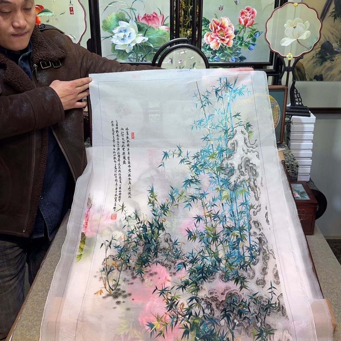 刺绣刺绣工艺精湛
