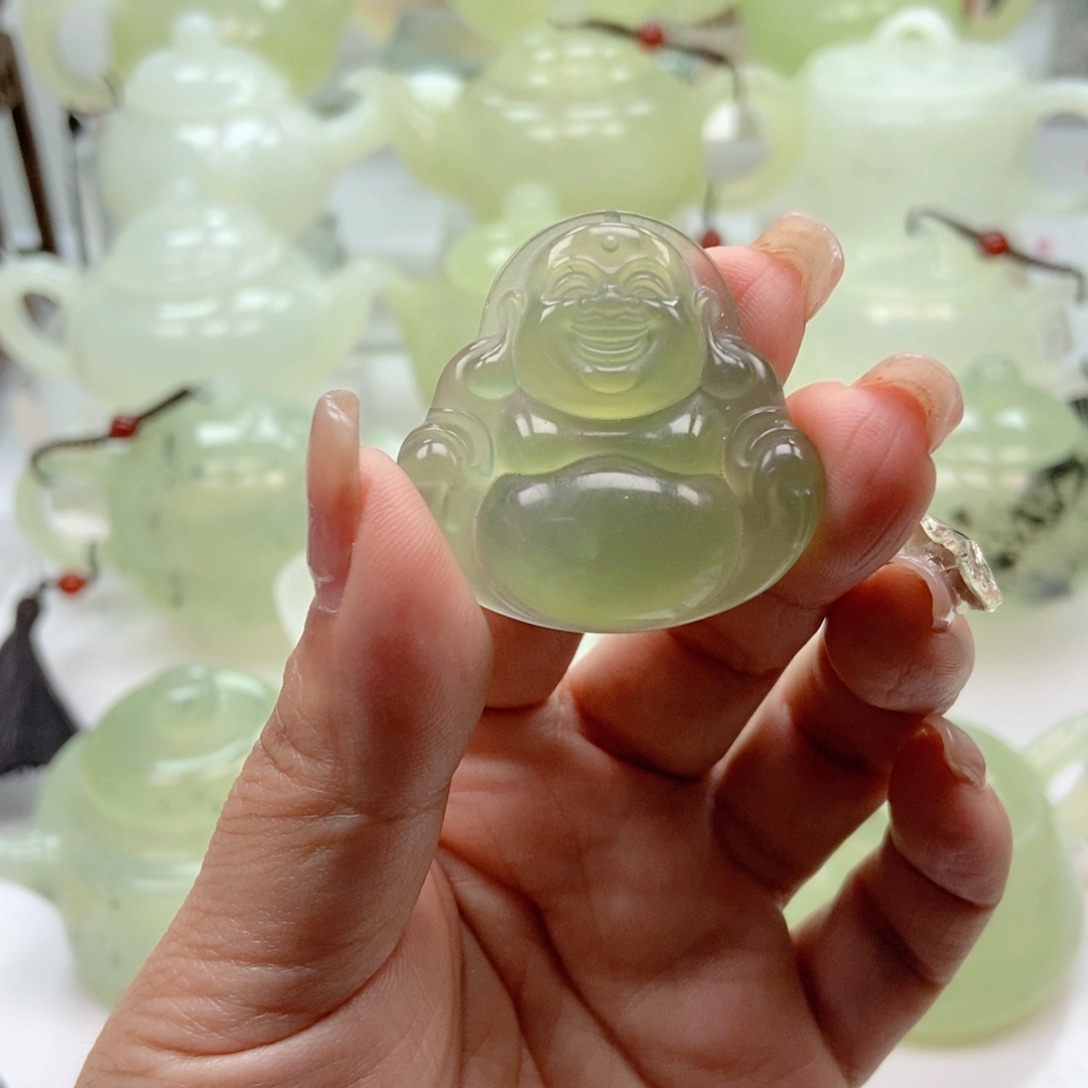 蛇纹石玉未镶嵌手链