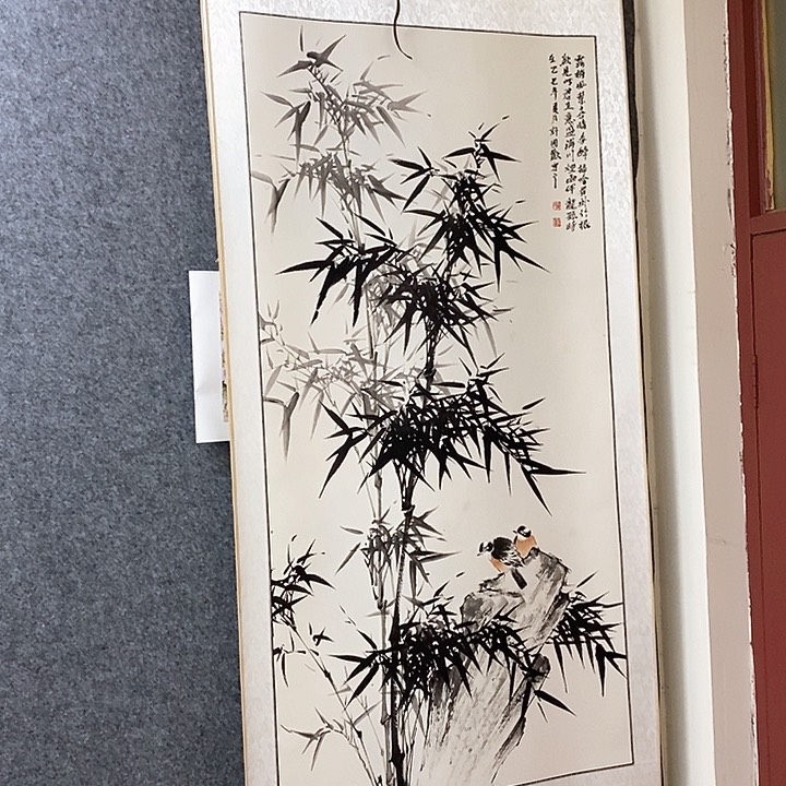 竖款新中式装饰画003