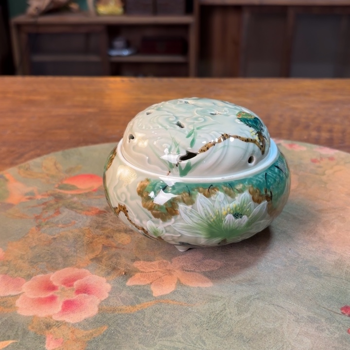 柴烧纯手工手绘陶瓷