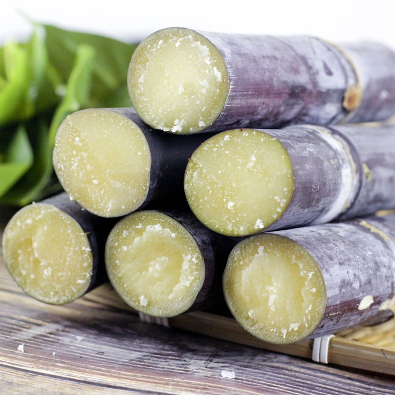 正宗广西黑皮甘蔗脆甜新鲜当季现砍脆甜多汁水果甘蔗甜杆