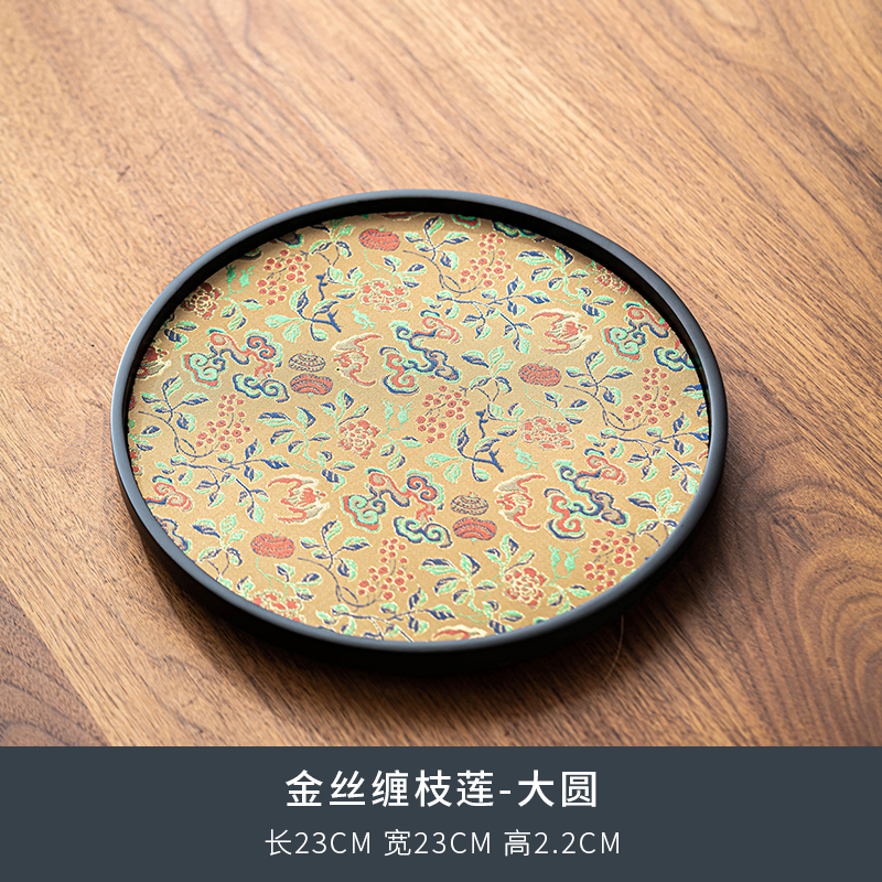 金丝缠枝莲-大圆