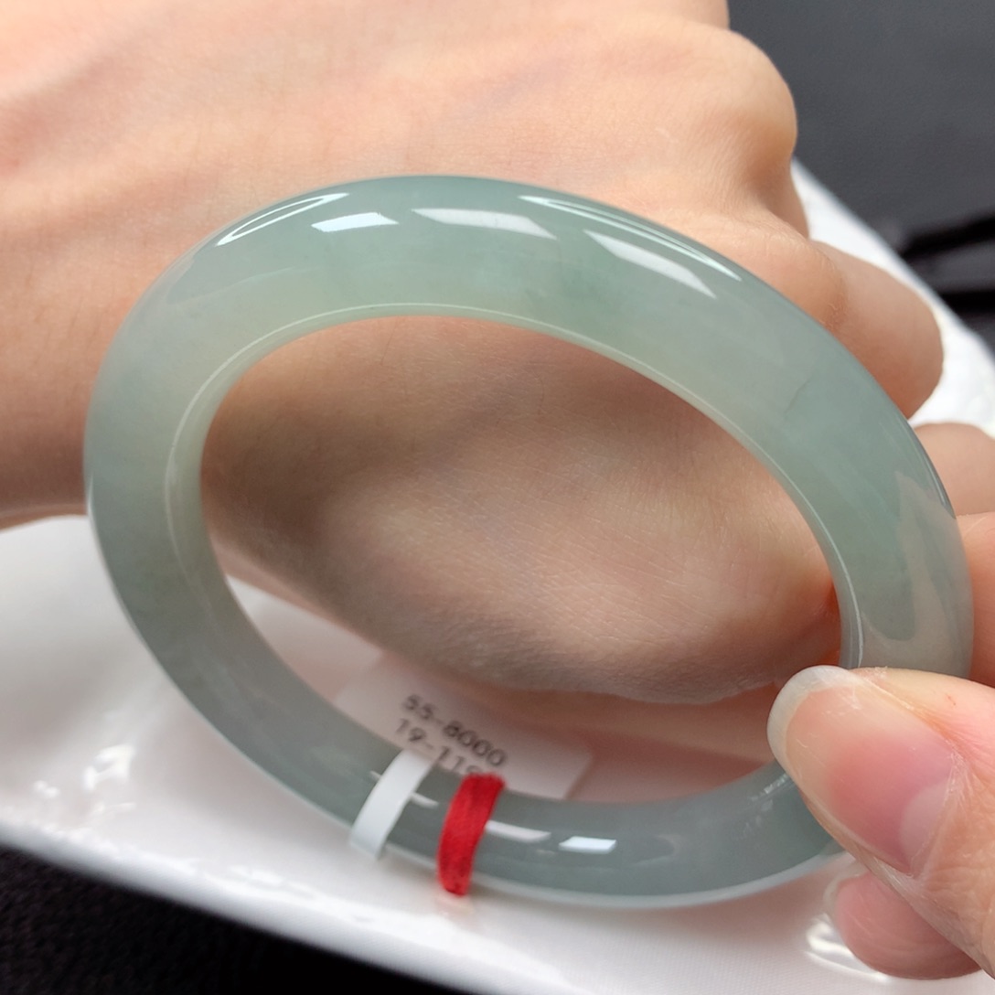 【闪购商品】翡翠手镯未镶嵌85号圆条19119-54