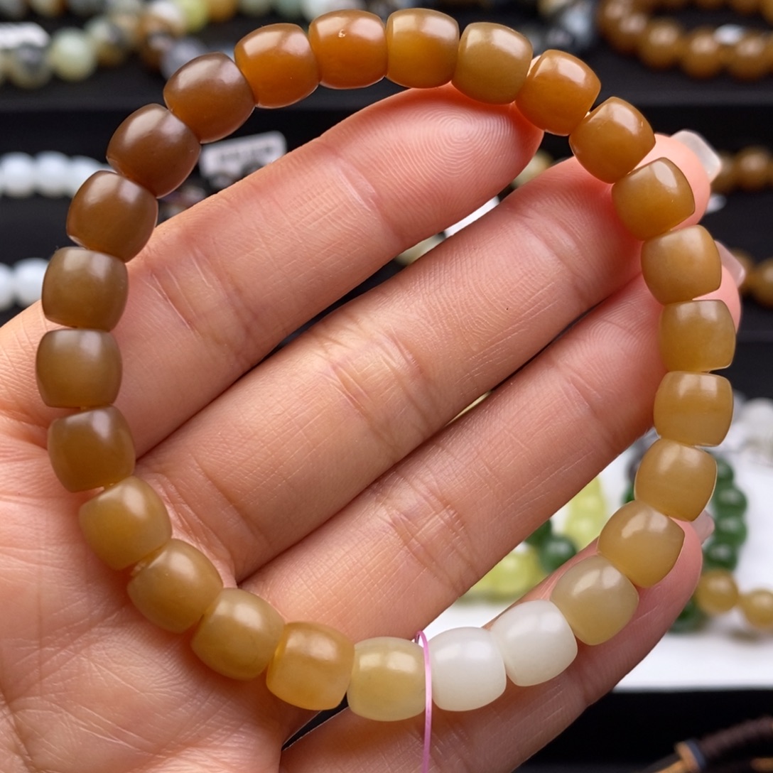 和田玉未镶嵌手串