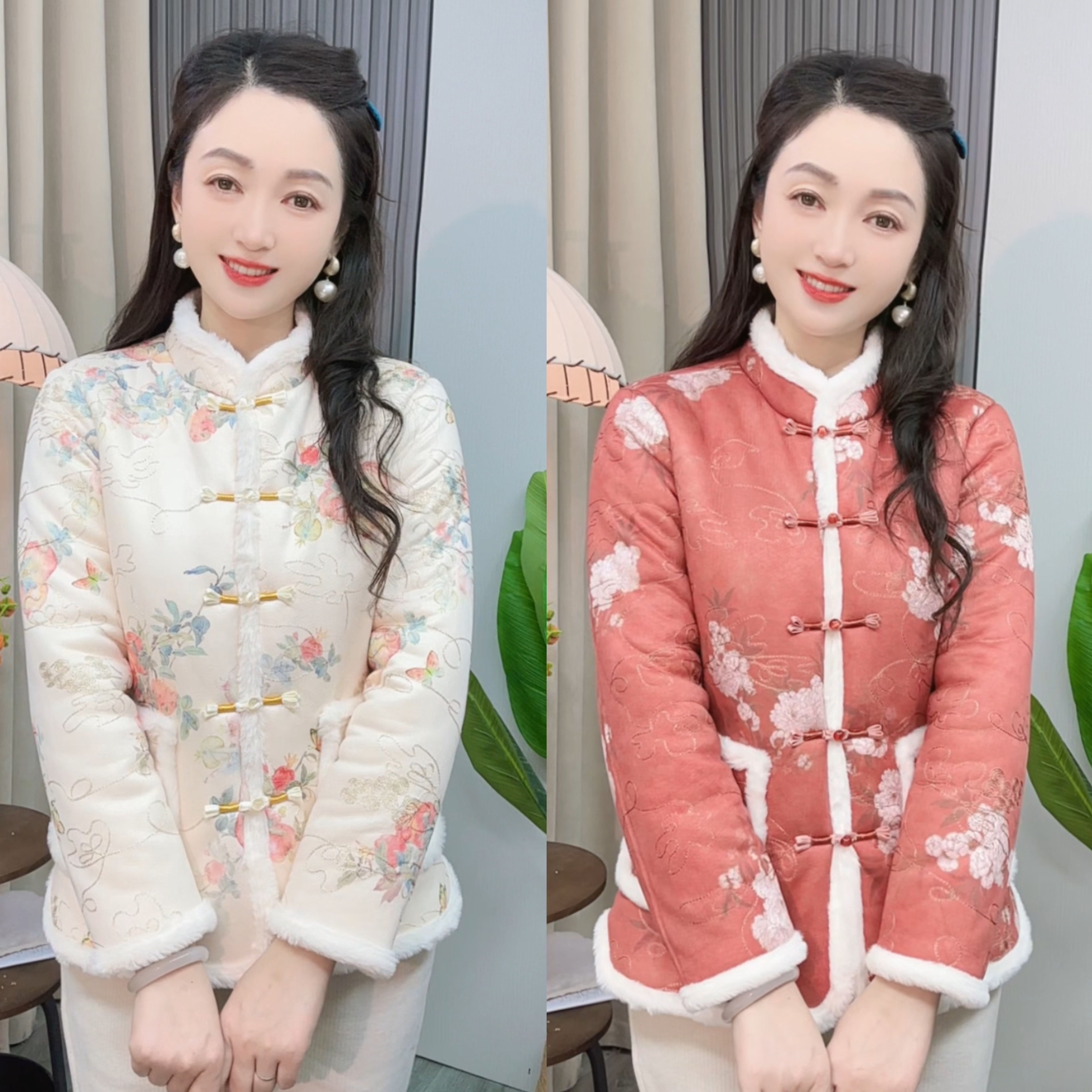 冬季新款加绒加厚保暖棉服短款修身棉衣女款洋气外出棉袄外套