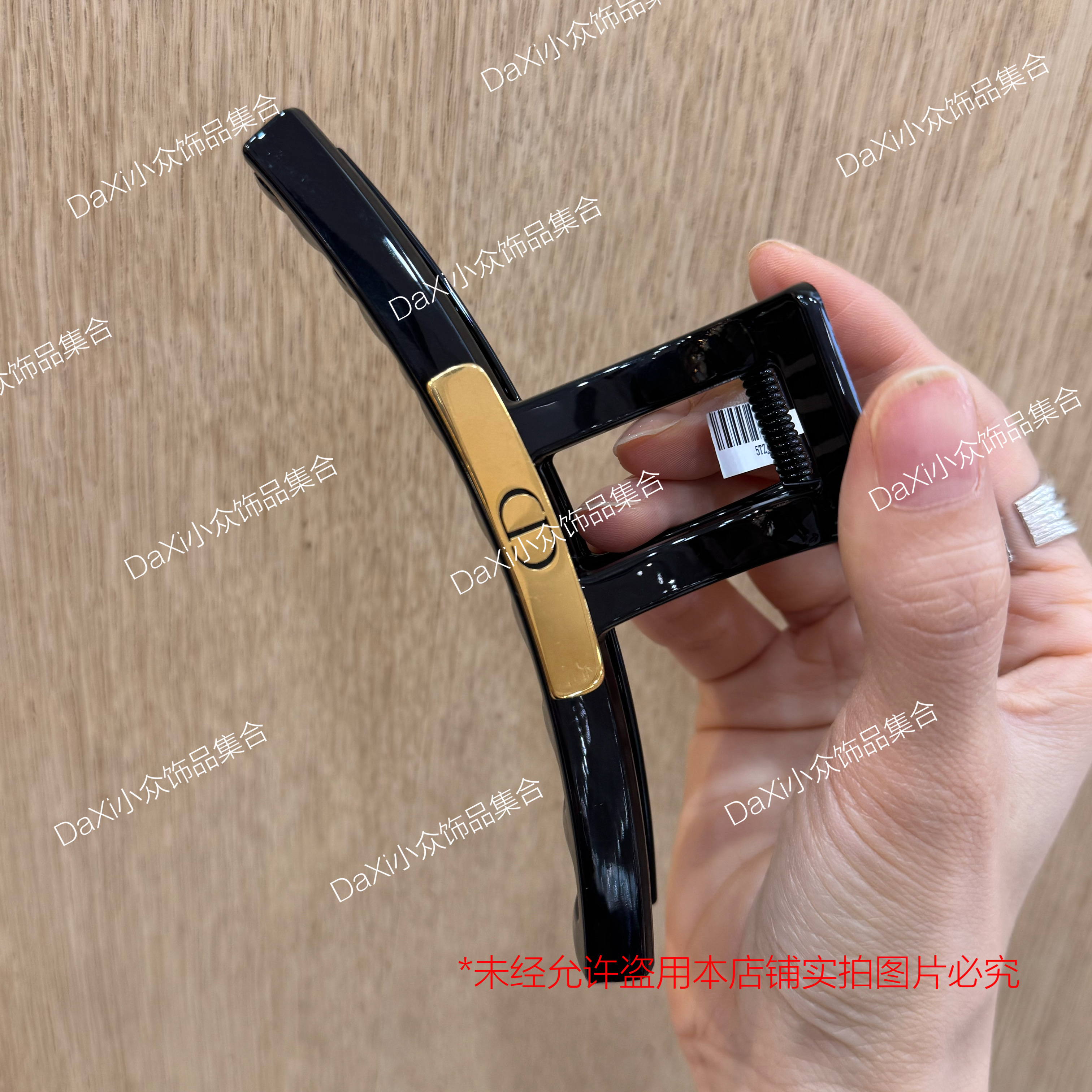 商务风纯色发夹抓夹复古发卡女个性头饰原创设计日韩