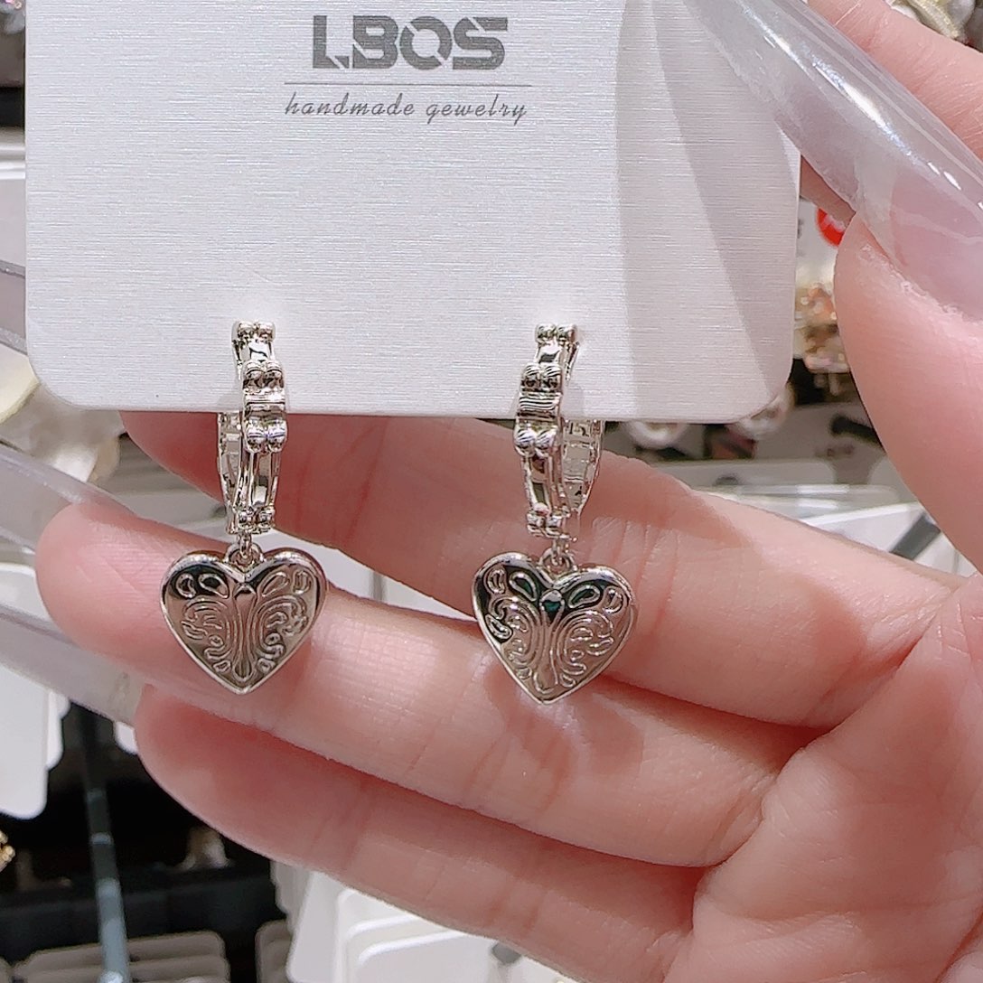 锆石铜合金925银耳环