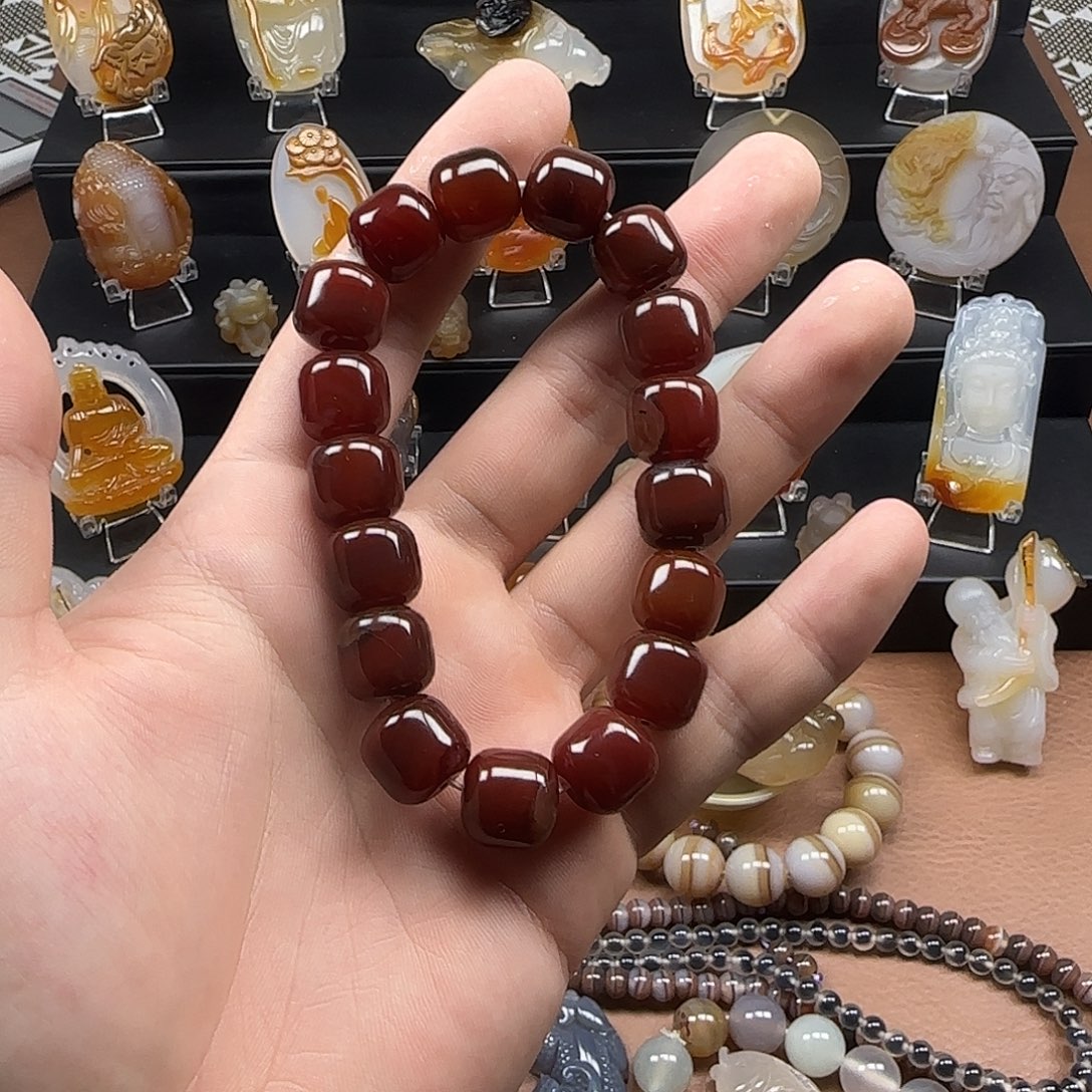 玛瑙/玉髓未镶嵌吊坠(不含链)